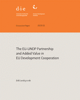 The EU-UNDP partnership and added value in EU development cooperation