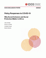 Policy responses to COVID-19: why social cohesion and social protection matter in Africa