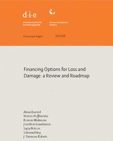 Financing options for loss and damage: a review and roadmap