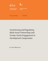 Incentivising and regulating multi-actor partnerships and private-sector engagement in development cooperation