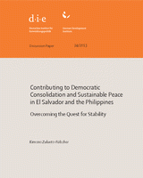 Contributing to democratic consolidation and sustainable peace in El Salvador and the Philippines: overcoming the quest for stability