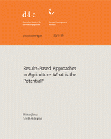 Results-based approaches in agriculture: what is the potential?