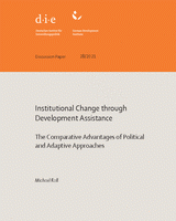 Institutional change through development assistance: the comparative advantages of political and adaptive approaches