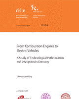 From combustion engines to electric vehicles: a study of technological path creation and disruption in Germany