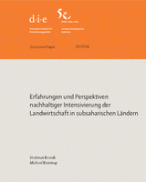 Erfahrungen und Perspektiven nachhaltiger Intensivierung der Landwirtschaft in subsaharischen Ländern