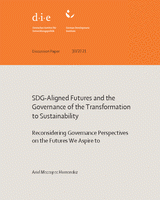 SDG-aligned futures and the governance of transformation to sustainability: reconsidering governance perspectives on the futures we aspire to