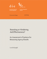 Boosting or hindering aid effectiveness? An assessment of systems for measuring agency results