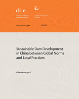 Sustainable dam development in China between global norms and local practices