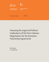 Assessing the legal and political implications of the post-Cotonou negotiations for the Economic Partnership Agreements