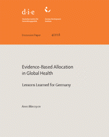 Evidence-based allocation in global health: lessons learned for Germany