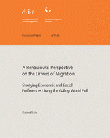 A behavioural perspective on the drivers of migration: studying economic and social preferences using the Gallup World Poll