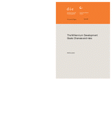 The Millenium Development Goals: chances and risks The Millenium Development Goals: chances and risks