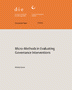 Micro-methods in evaluating governance interventions