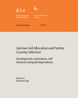 German aid allocation and partner country selection: development-orientation, self-interests and path dependency