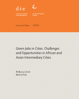 Green jobs in cities: challenges and opportunities in African and Asian intermediary cities