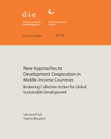 New approaches to development cooperation in middle-income countries: brokering collective action for global sustainable development