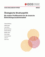 Ökologische Strukturpolitik: ein starker Profilbaustein für die deutsche Entwicklungszusammenarbeit
