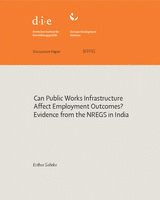 Can public works infrastructure affect employment outcomes? Evidence from the NREGS in India