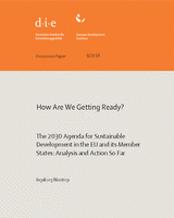 How are we getting ready? The 2030 Agenda for Sustainable Development in the EU and its Member States: analysis and action so far