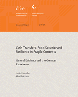 Cash transfers, food security and resilience in fragile contexts: general evidence and the German experience