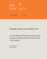 Towards a more accountable G20? Accountability mechanisms of the G20 and the new challenges posed to them by the 2030 Agenda