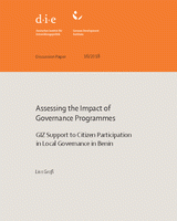 Assessing the impact of governance programmes: GIZ support to citizen participation in local governance in Benin