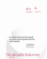Prioritäten bitte! Das UN-Umweltprogramm und die globale Nachhaltigkeitsagenda