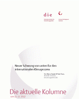 Neuer Schwung von unten für den internationalen Klimaprozess