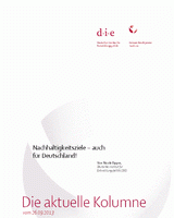 Nachhaltigkeitsziele – auch für Deutschland!