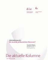 Wo sind die afrikanischen Stimmen?