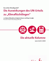Die Auswirkungen des UN-Urteils zu „Klimaflüchtlingen“