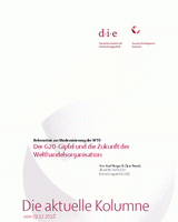 Der G20-Gipfel und die Zukunft der Welthandelsorganisation