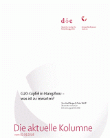 G20-Gipfel in Hangzhou – was ist zu erwarten?