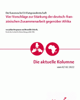 Vier Vorschläge zur Stärkung der deutsch-französischen Zusammenarbeit gegenüber Afrika