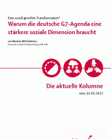 Warum die deutsche G7-Agenda eine stärkere soziale Dimension braucht