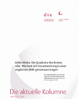 Addis Abeba: Die Quadratur des Kreises oder: Wie lässt sich Verantwortung in einer ungleichen Welt gemeinsam tragen