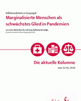 Marginalisierte Menschen als schwächstes Glied in Pandemien