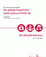 Der globale Populismus stirbt nicht an COVID-19