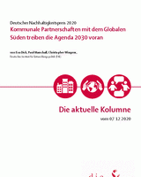 Kommunale Partnerschaften mit dem Globalen Süden treiben die Agenda 2030 voran