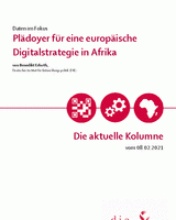 Plädoyer für eine europäische Digitalstrategie in Afrika