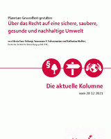 Über das Recht auf eine sichere, saubere, gesunde und nachhaltige Umwelt