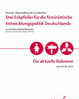 Drei Eckpfeiler für die feministische Entwicklungspolitik Deutschlands