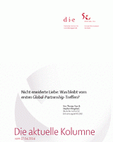 Nicht erwiderte Liebe: Was bleibt vom ersten Global-Partnership-Treffen?