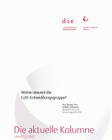 Wohin steuert die G20-Entwicklungsgruppe?