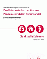 Parallelen zwischen der Corona-Pandemie und dem Klimawandel