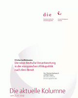 Die neue deutsche Verantwortung in der europäischen Afrikapolitik nach dem Brexit