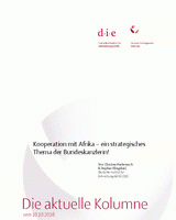 Kooperation mit Afrika – ein strategisches Thema der Kanzlerin!