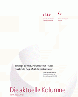 Trump, Brexit, Populismus - und das Ende des Multilateralismus?