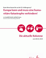 Europa kann und muss eine humanitäre Katastrophe verhindern!