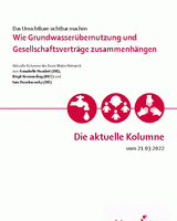 Wie Grundwasserübernutzung und Gesellschaftsverträge zusammenhängen
